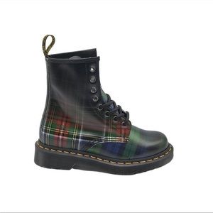 Plaid Dr Martens boots